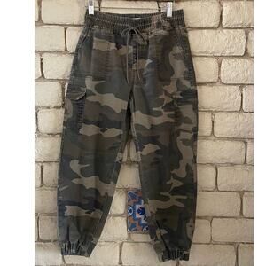 Telepatia Cropped Camo Pants Women Size 7